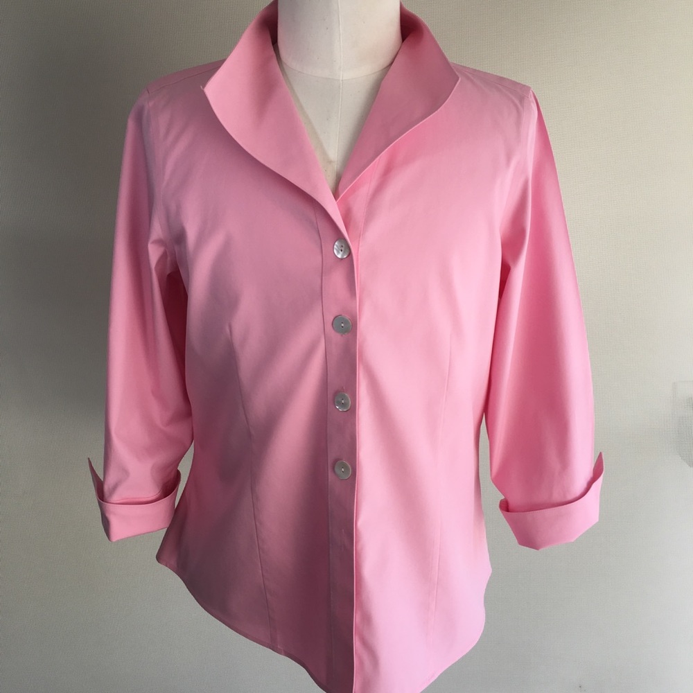 Coldwater Creek No-Iron Cotton Blouse